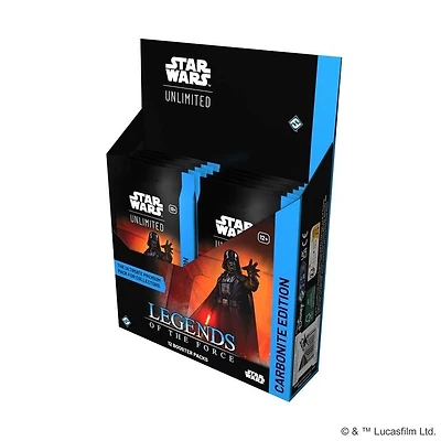 Star Wars Unlimited - Legends of the Force - Carbonite Booster Display