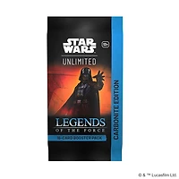 Star Wars Unlimited - Legends of the Force - Carbonite Booster Display