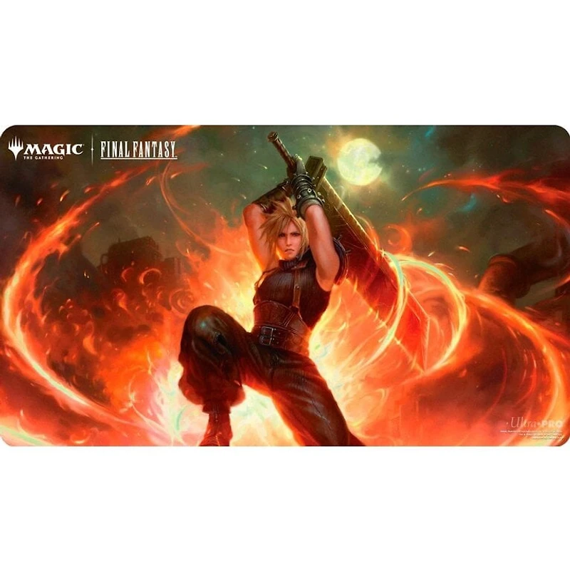 (UP) - Playmat - MTG Final Fantasy - Cloud, Ex-Soldier (Commander)