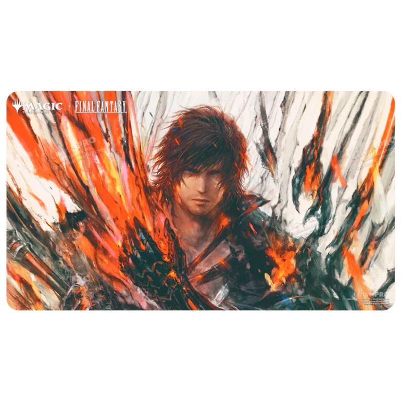 (UP) Playmat - MTG Final Fantasy - Double Sided - Clive, Ifrit's Dominant/Ifrit, Warden of Inferno*