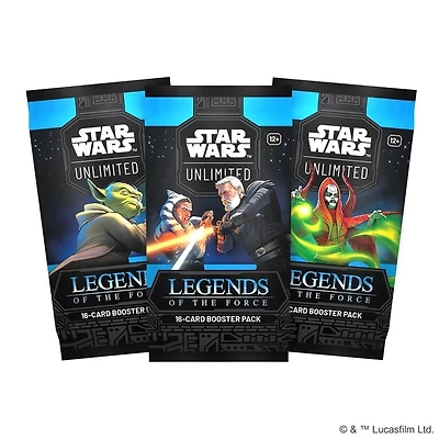 Star Wars Unlimited - Legends of the Force - Booster Display (English)