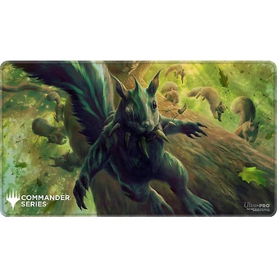 (UP) - Playmat - Commander Series Fan Vote - Stitched - Chatterfang, Squirrel General*