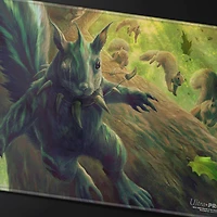 (UP) - Playmat - Commander Series Fan Vote - Stitched - Chatterfang, Squirrel General*