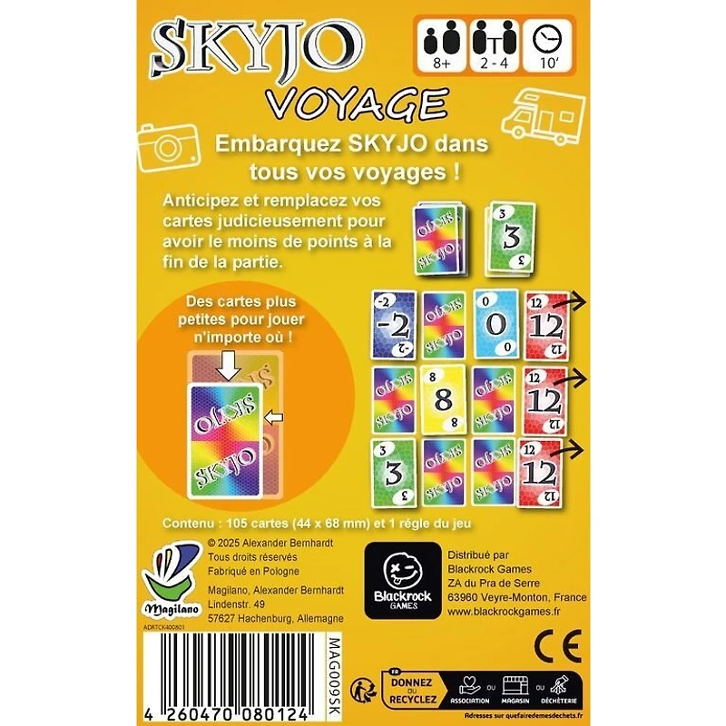 Skyjo Voyage (Français) [PRÉCOMMANDE]