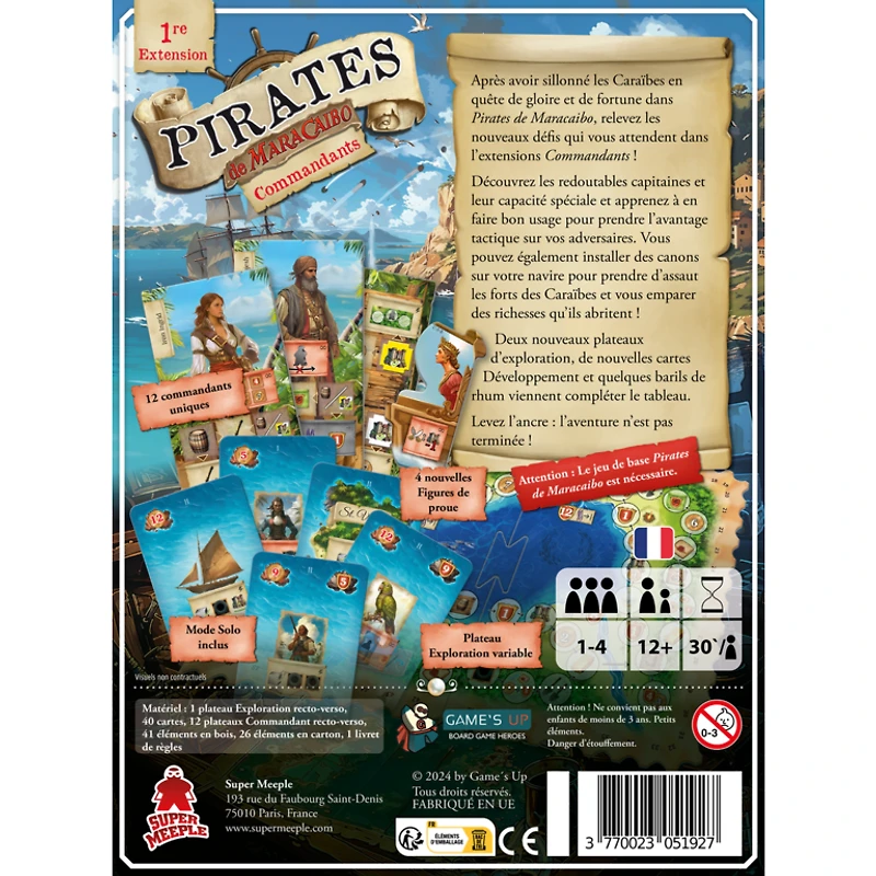 Pirates de Maracaibo - Commandants (French) 