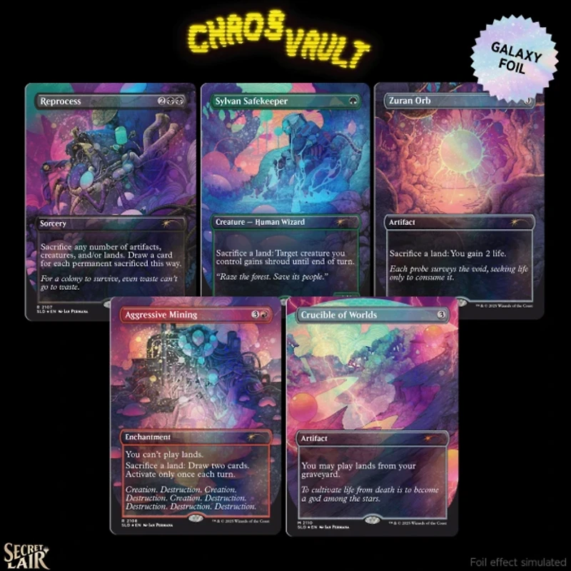 Secret Lair - Alien Auroras - Galaxy Foil*