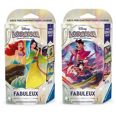 Disney Lorcana - Fabuleux - 2 decks de démarrage (French) [PREORDER]