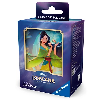 Disney Lorcana - Deck Box - Mulan - 80ct. [PREORDER]