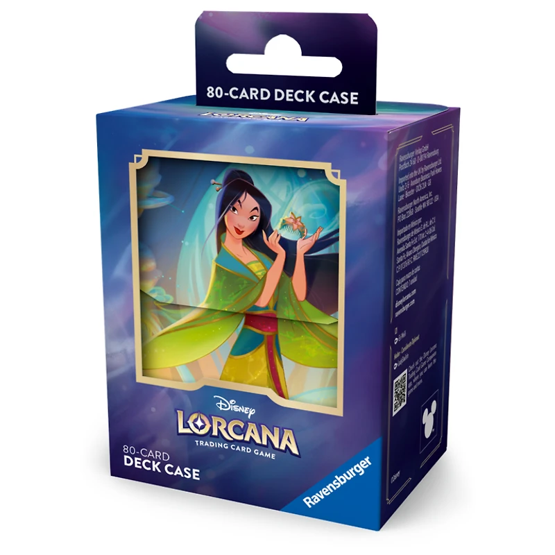 Disney Lorcana - Deck Box - Mulan - 80ct. [PREORDER]