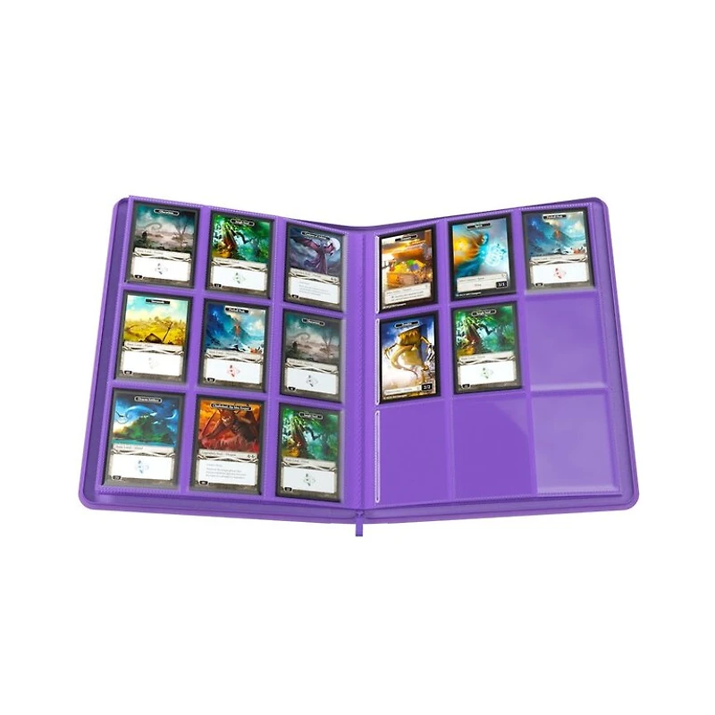 (Gamegenic) Zip-Up Album - 18-Pocket - Purple