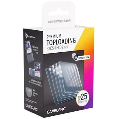 (Gamegenic) Premium Toploading Exoshields - 25 unités