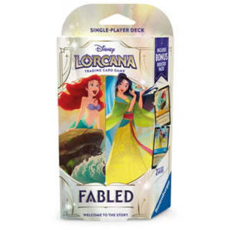 Disney Lorcana - Fabled - Starter Deck - Ariel/Mulan (Anglais)