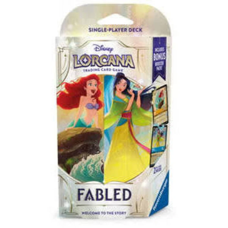 Disney Lorcana - Fabuleux - deck de démarrage - Mulan/Ariel (French)