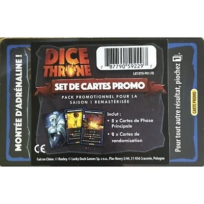 Dice Throne - Set de cartes promo - Saison 1 (Français)