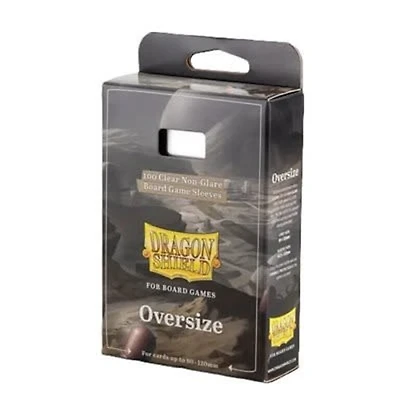 (Dragon Shield) Clear Non-Glare Board Game Sleeves - 100 Unités - Oversize