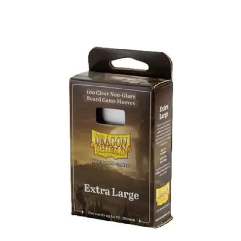 (Dragon Shield) Clear Non-Glare Board Game Sleeves - 100 Unités - Extra Large