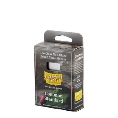 (Dragon Shield) Clear Non-Glare Board Game Sleeves - 100 Unités - Common Standard