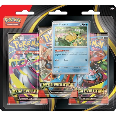 Pokémon - Mega Evolution (1) - 3pk Blister - Psyduck (Anglais)