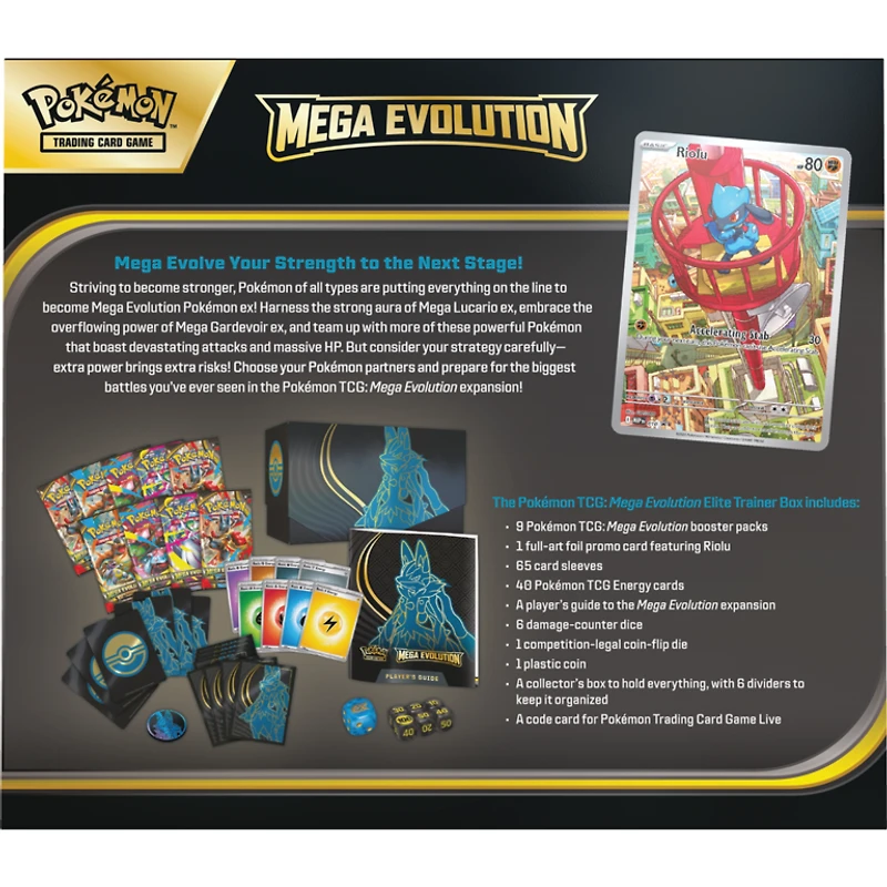 Pokémon - Mega Evolution (1) - Elite Trainer Box - Mega Lucario (English)