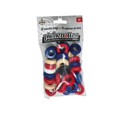 Recharge pichenottes - 30 anneaux en bois