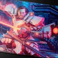 UP) - Playmat - Commander Series - Three Colour Wedge - Stitched