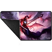 (UP) - Playmat - Commander Series - Three Colour Wedge - Black Stitched - Kaalia*