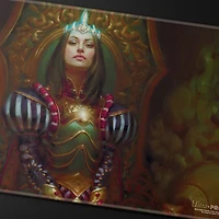 (UP) - Playmat - Commander Series Fan Vote - Stitched - Queen Marchesa*