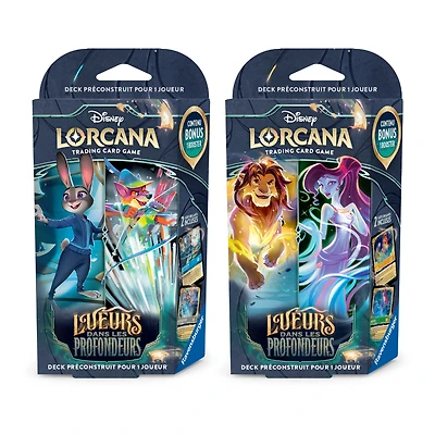 Disney Lorcana - Lueurs dans les profondeurs - 2 decks de démarrage (French) [PREORDER]