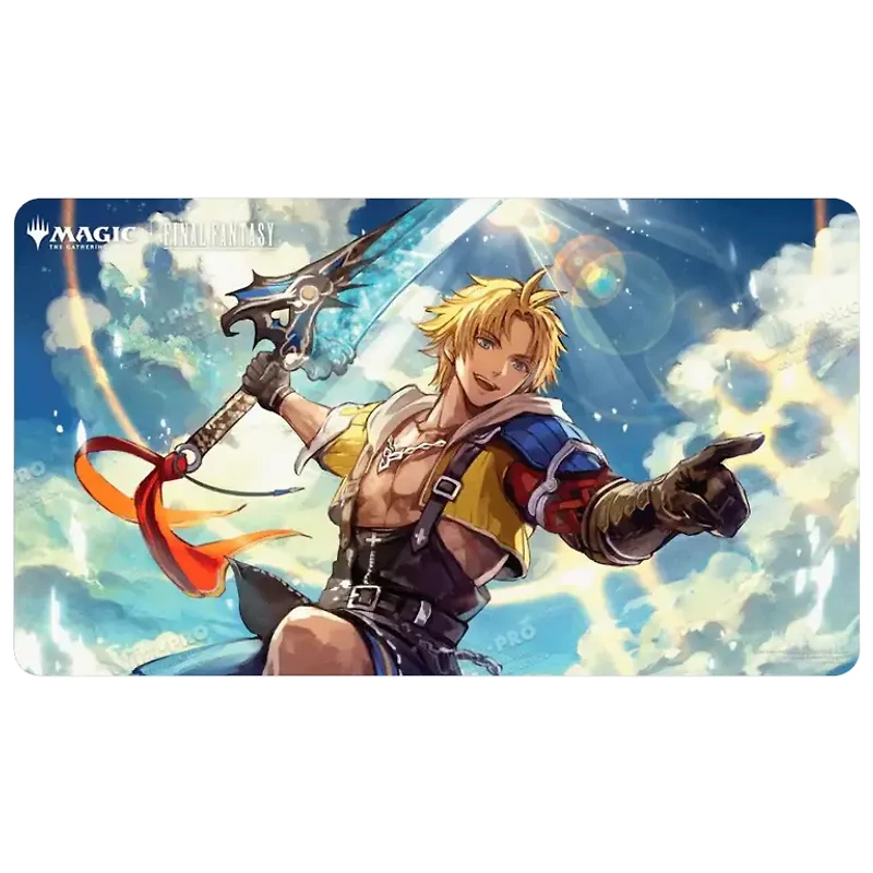 (UP) - Playmat - MTG Final Fantasy - Tidus, Yuna's Guardian (Commander)*