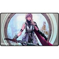 (UP) Playmat - MTG Final Fantasy - Black Stitched - Lightning, Army of One*
