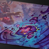 (UP) Playmat - MTG Final Fantasy - Poison the Waters - Holofoil*