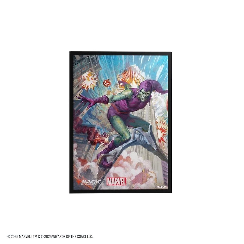 Gamegenic (Gamegenic) Premium Art Sleeves - Marvel's Spider-Man - Green Goblin - 105 Unités - 66mm x 92mm
