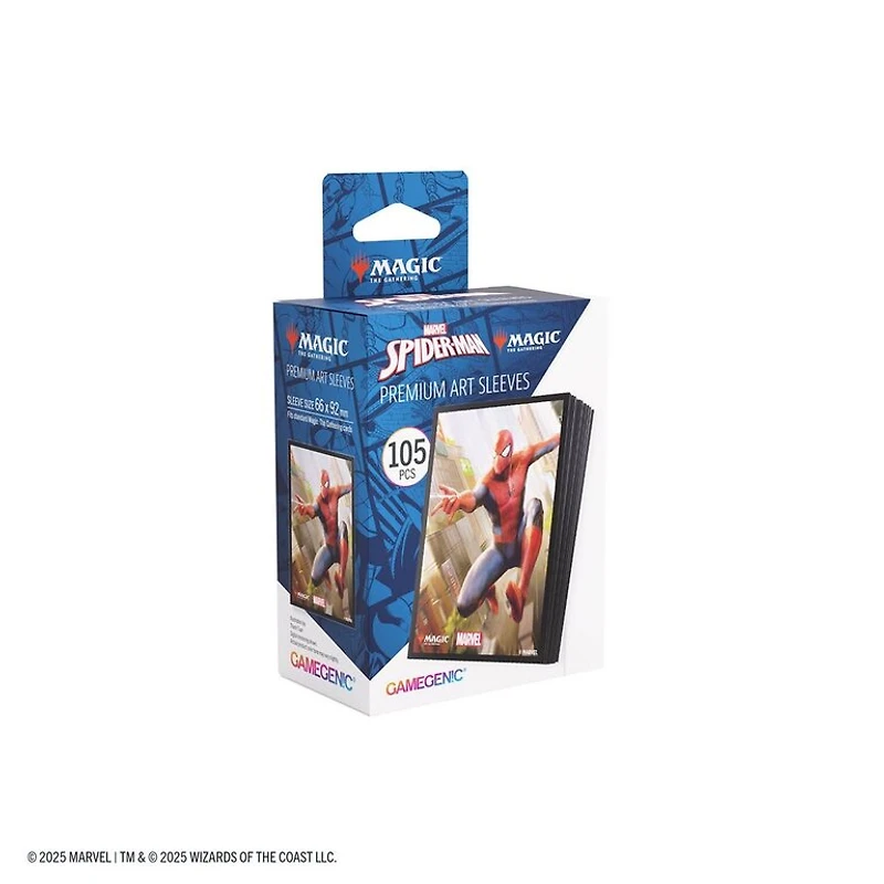 Gamegenic (Gamegenic) Premium Art Sleeves - Marvel's Spider-Man - Spider-Man - 105 Unités - 66mm x 92mm