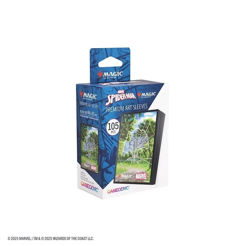 Gamegenic (Gamegenic) Premium Art Sleeves - Marvel's Spider-Man - Spider-Man Forest - 105 Unités - 66mm x 92mm