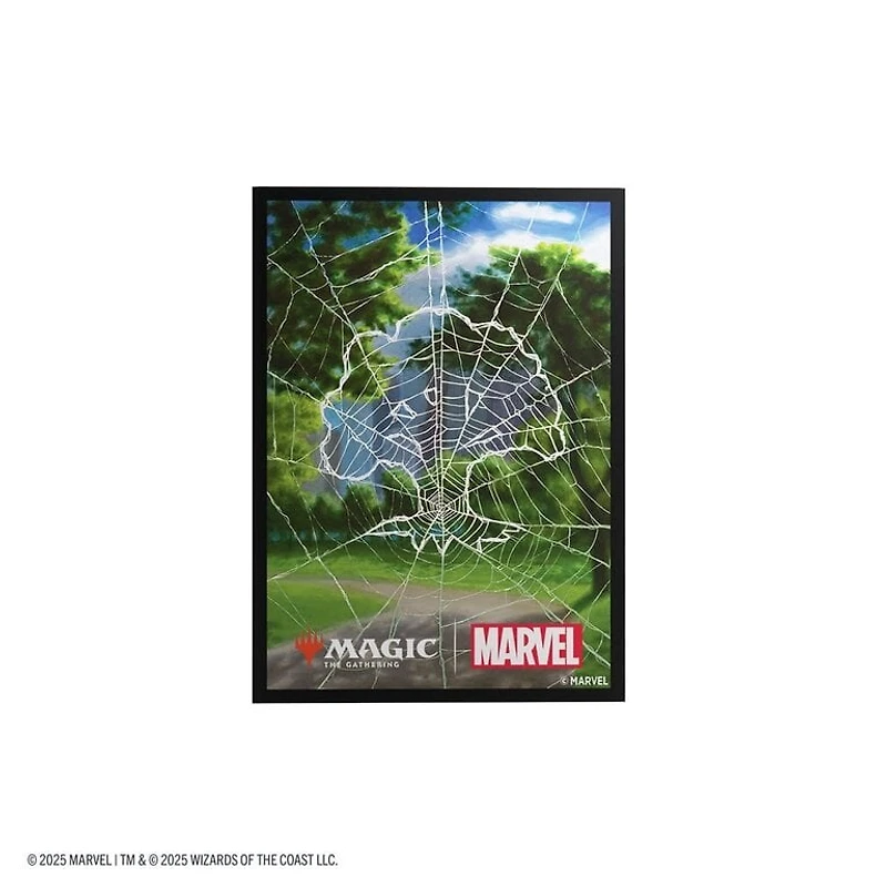 Gamegenic (Gamegenic) Premium Art Sleeves - Marvel's Spider-Man - Spider-Man Forest - 105 Unités - 66mm x 92mm