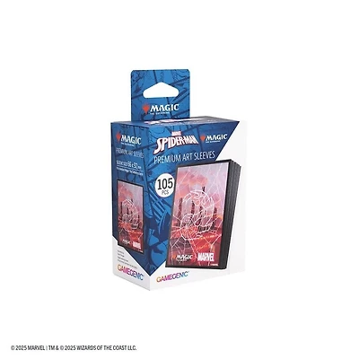 Gamegenic (Gamegenic) Premium Art Sleeves - Marvel's Spider-Man - Spider-Man Mountain - 105 Unités - 66mm x 92mm