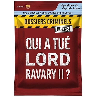 Dossiers criminels - Pocket - Qui a tué Lord Ravary II? (Français)