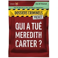 Dossiers criminels - Pocket - Qui a tué Meredith Carter? (French)