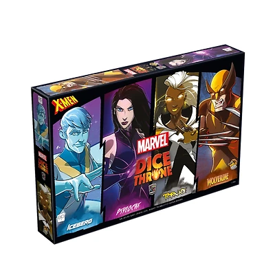 Dice Throne - Marvel X-Men - Iceman, Psylocke, Storm and Wolverine (Français) [PRÉCOMMANDE]