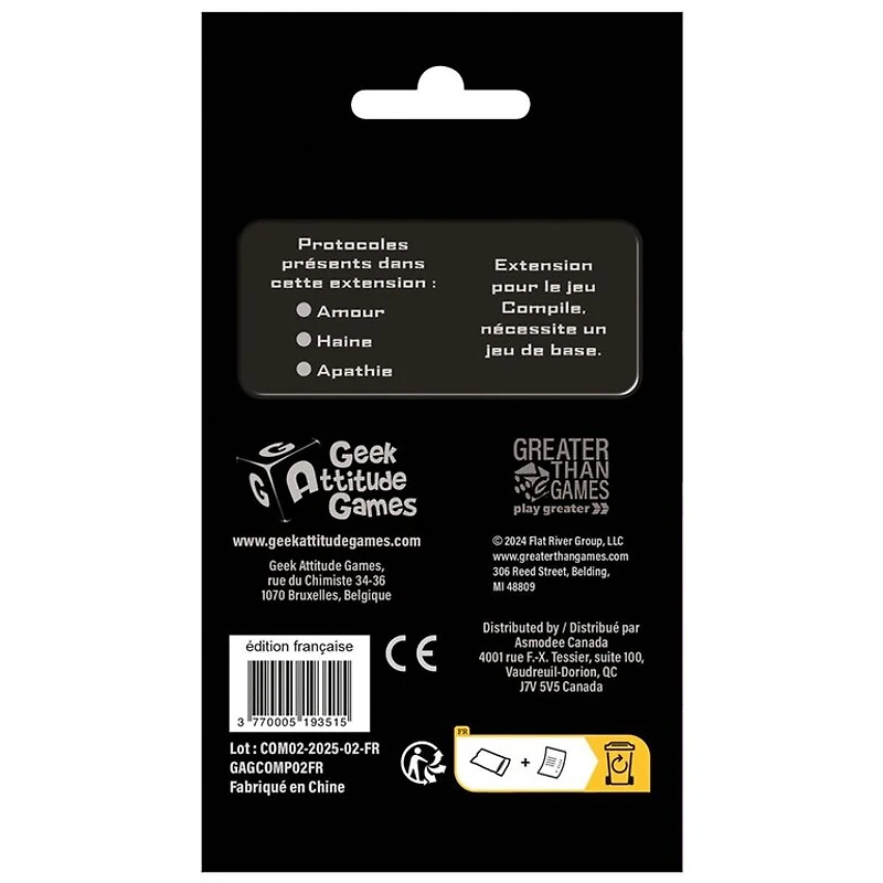 Compile - Extension 1 - Émotions (French)