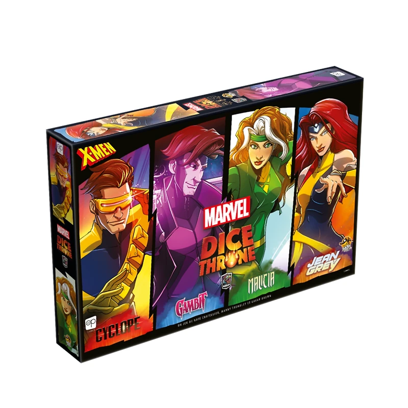 Dice Throne - Marvel X-Men - Cyclops, Gambit, Rogue and Jean Grey (French) [PREORDER]