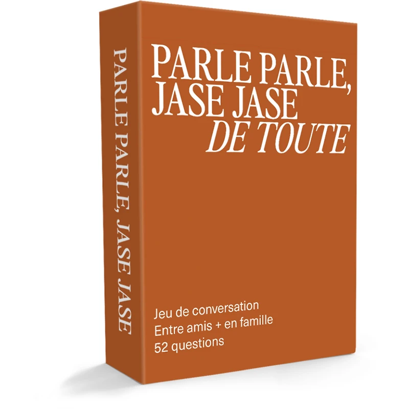 Parle parle, jase jase - De toute (French)