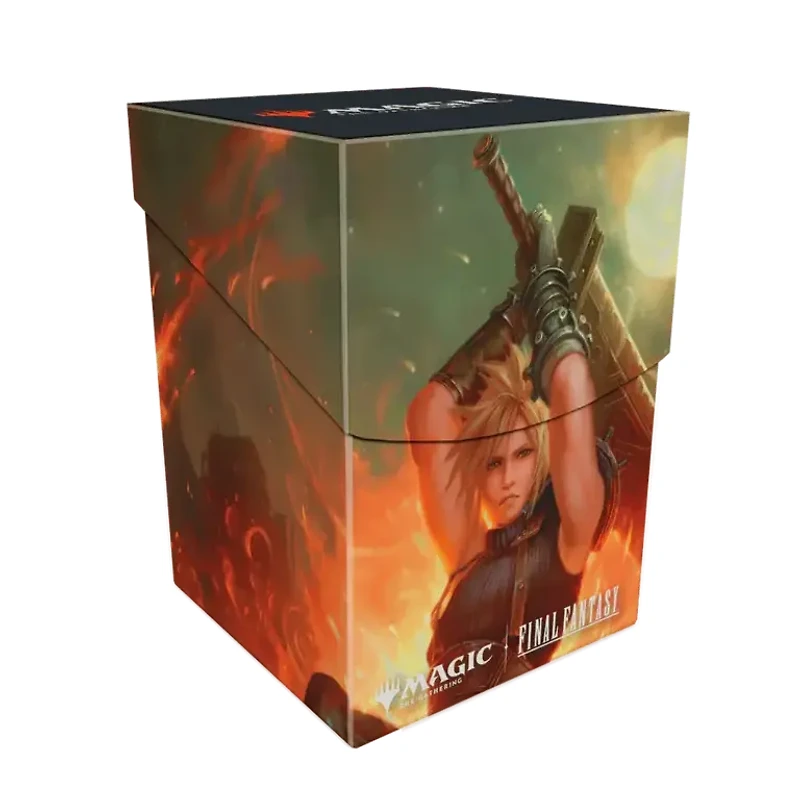 (UP) - MTG 100+ Deck Box - Cloud, Ex-Soldier (Commander)*