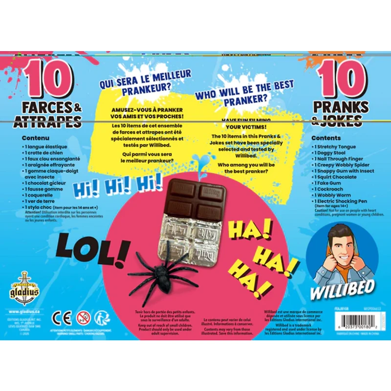 Willibed - 10 farces & attrapes
