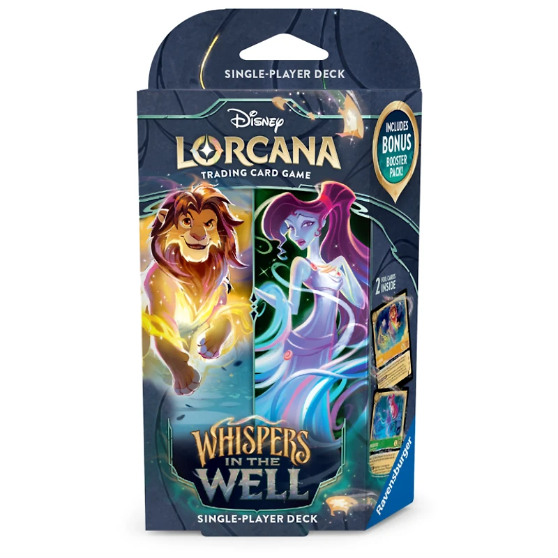 Disney Lorcana - Whispers in the Well - Starter Deck - Simba/Megara (Anglais)