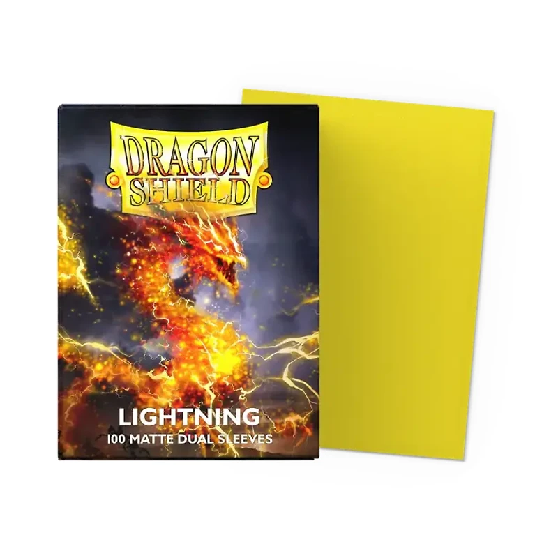 (Dragon Shield) Dual Matte Lightning - 100 Unités - 63mm x 88mm
