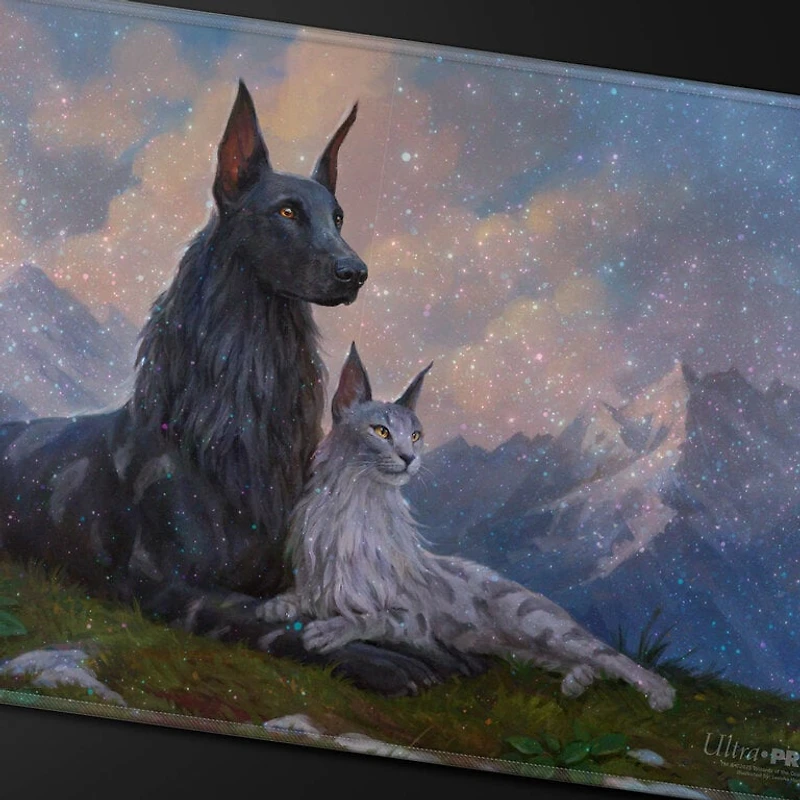 (UP) - Playmat - Commander Series Fan Vote - Holofoil - Rin and Seri