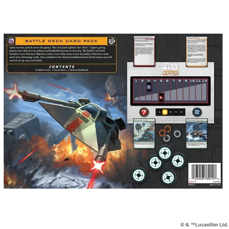 Star Wars - Legion - Battle Card Pack (Anglais)