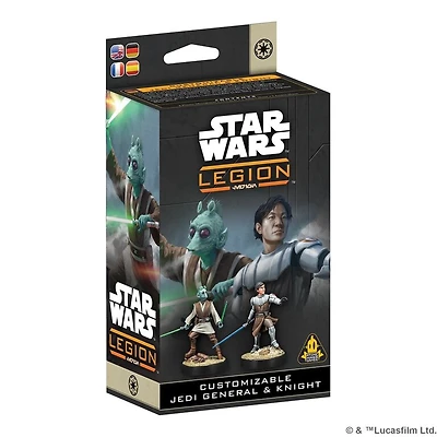 Star Wars - Legion - Customizable Jedi General and Knight (Multilingual)