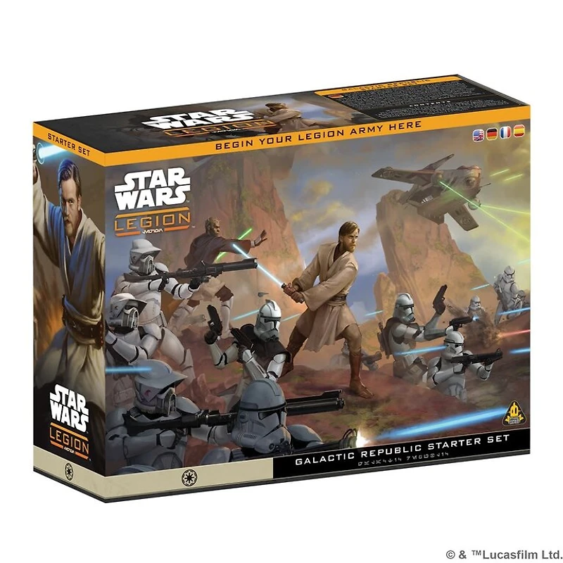 Star Wars - Legion - Galactic Republic - Starter Set (Multilingual)